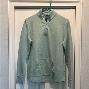 Vineyard Vines women’s 1/4 Zip-Up mint Sweatershirt